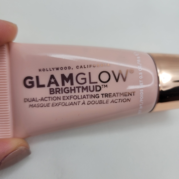 GlamGlow Brightmud Dual-Action Exfoliating Treatment 0.5 oz/15g - Picture 3 of 6
